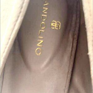 Bandolino Suede Heels Classic Peep-Toe Design